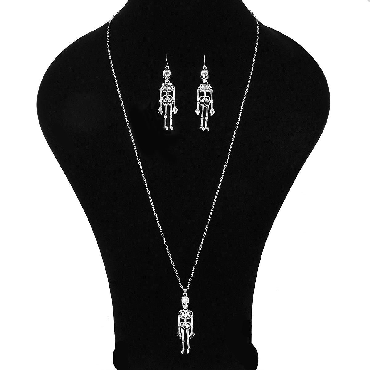 Wholesale Halloween Exaggerated Creative Skeleton Skeleton Dark Style Earrings